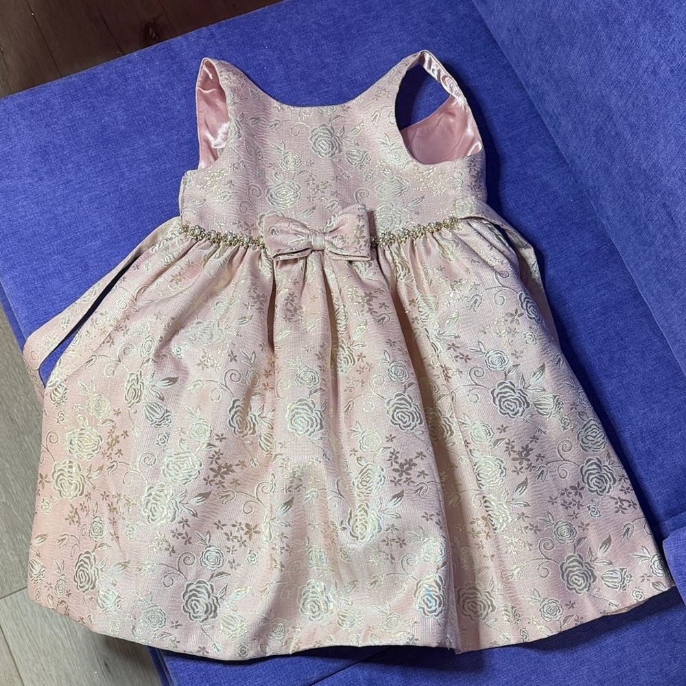 American Princess Pink and Gold Formal Dress